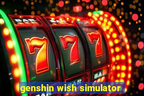 genshin wish simulator