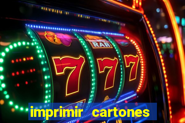 imprimir cartones de bingo