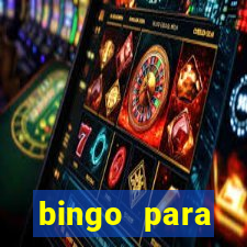 bingo para despedida de solteira para imprimir