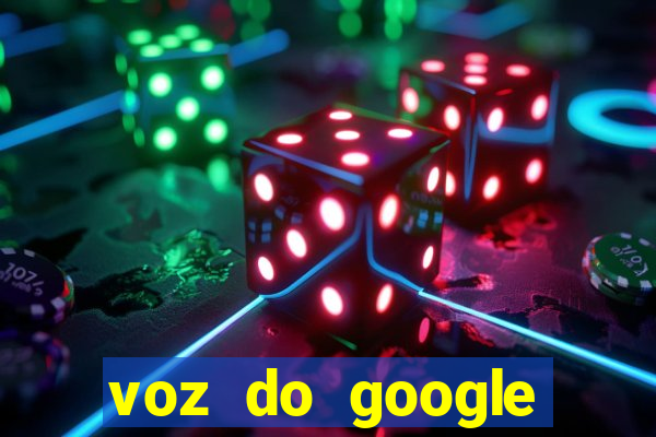 voz do google tradutor homem