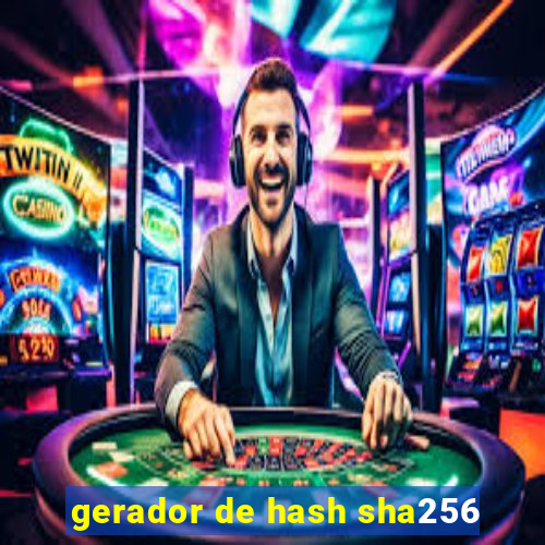 gerador de hash sha256