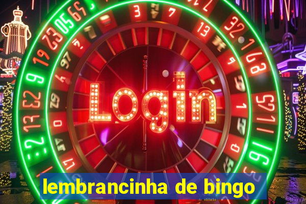 lembrancinha de bingo